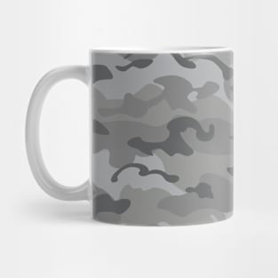 Gray Camouflage Pattern Mug